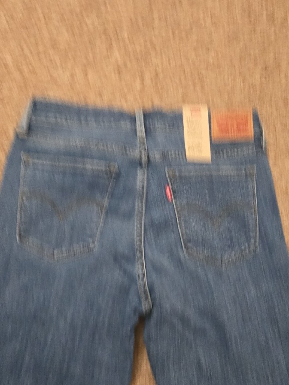 Levi's 711 Skinny Jeans in Blue Denim NWT SIZE 31/28 10 SHORT - Picture 6 of 7